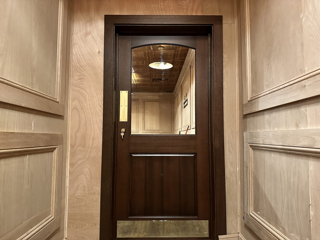 Glenwood Mahogany door.